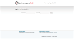 Desktop Screenshot of performanceehr.com