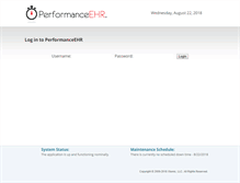 Tablet Screenshot of performanceehr.com